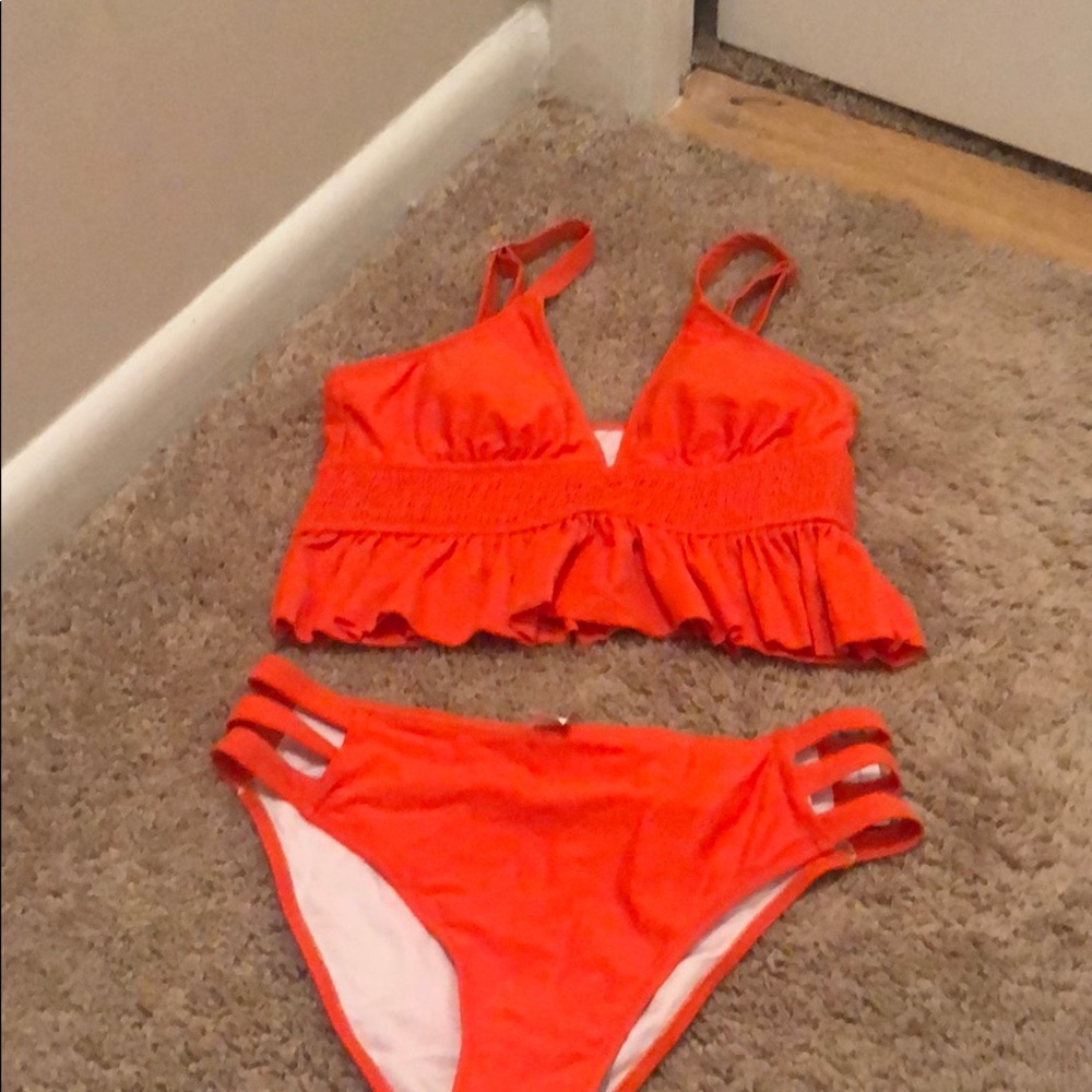 Orange bikini